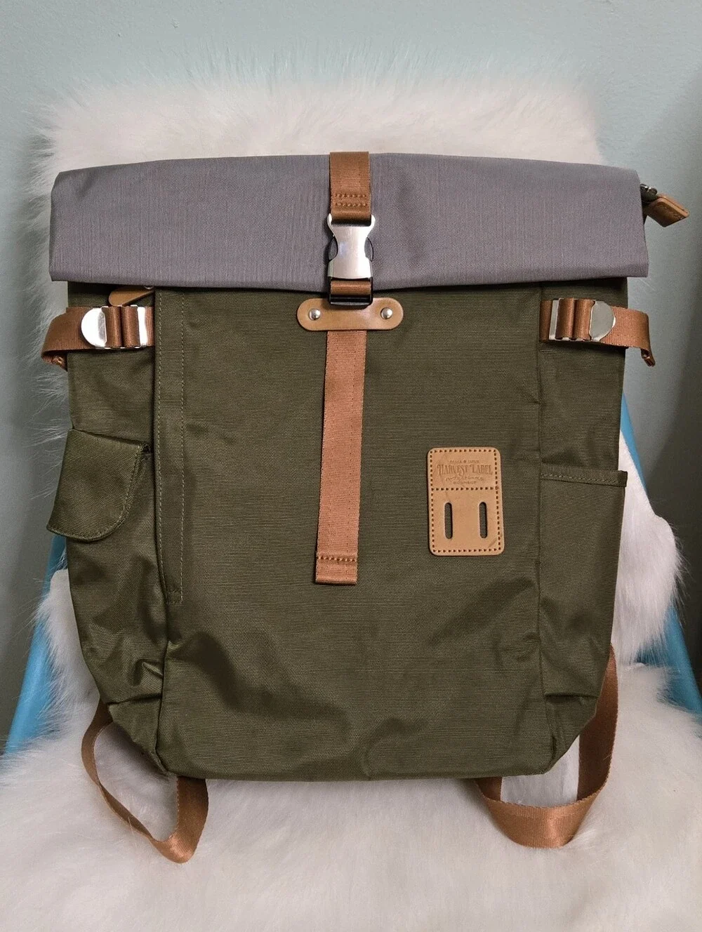Harvest Label Rolltop Backpack 2.0 - Olive - Osaka Japan